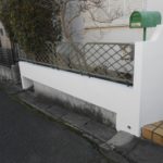 塀の塗装　奈良市