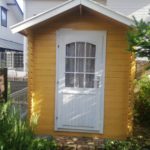 小屋の塗装　奈良
