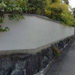 塀の塗装　奈良市